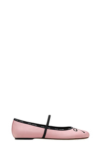 Ballerines Bow en satin - Bubblegum