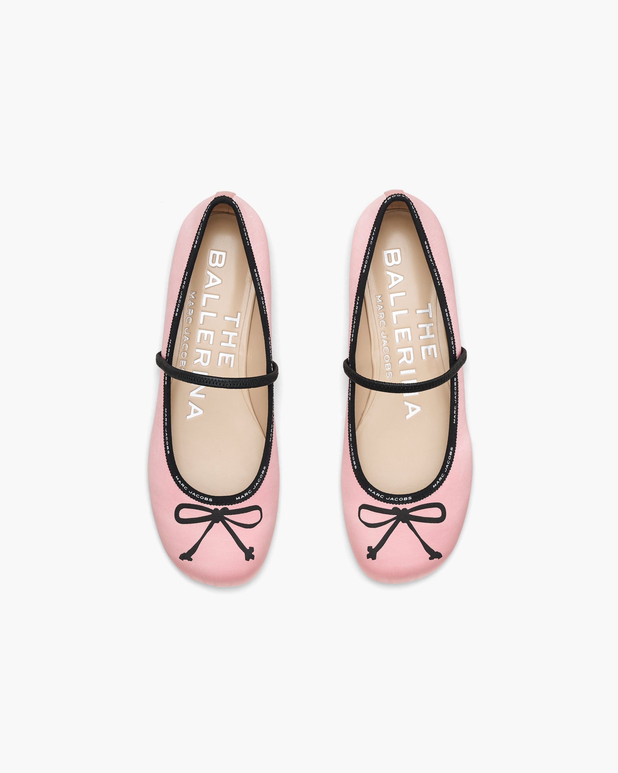 Ballerines Bow en satin - Bubblegum