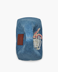 Sac The Sack x A.P.C en denim - Washed Indigo