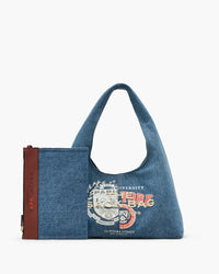 Sac The Sack x A.P.C en denim - Washed Indigo