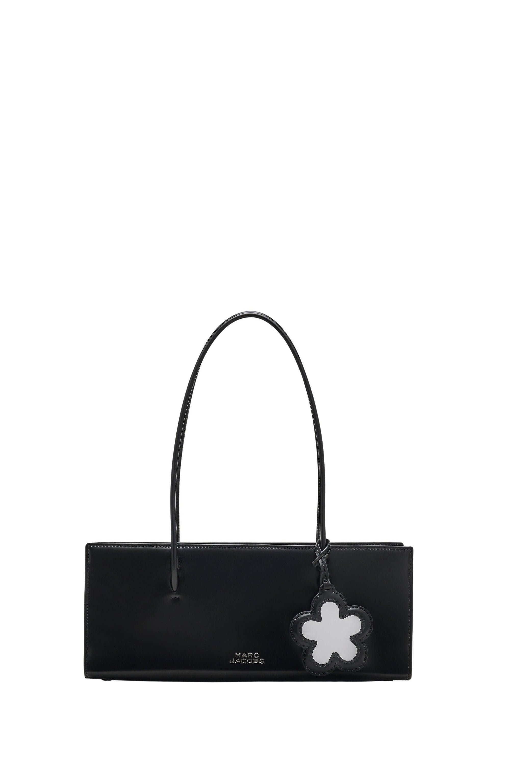 Sac à main avec pendentif miroir en cuir - Black