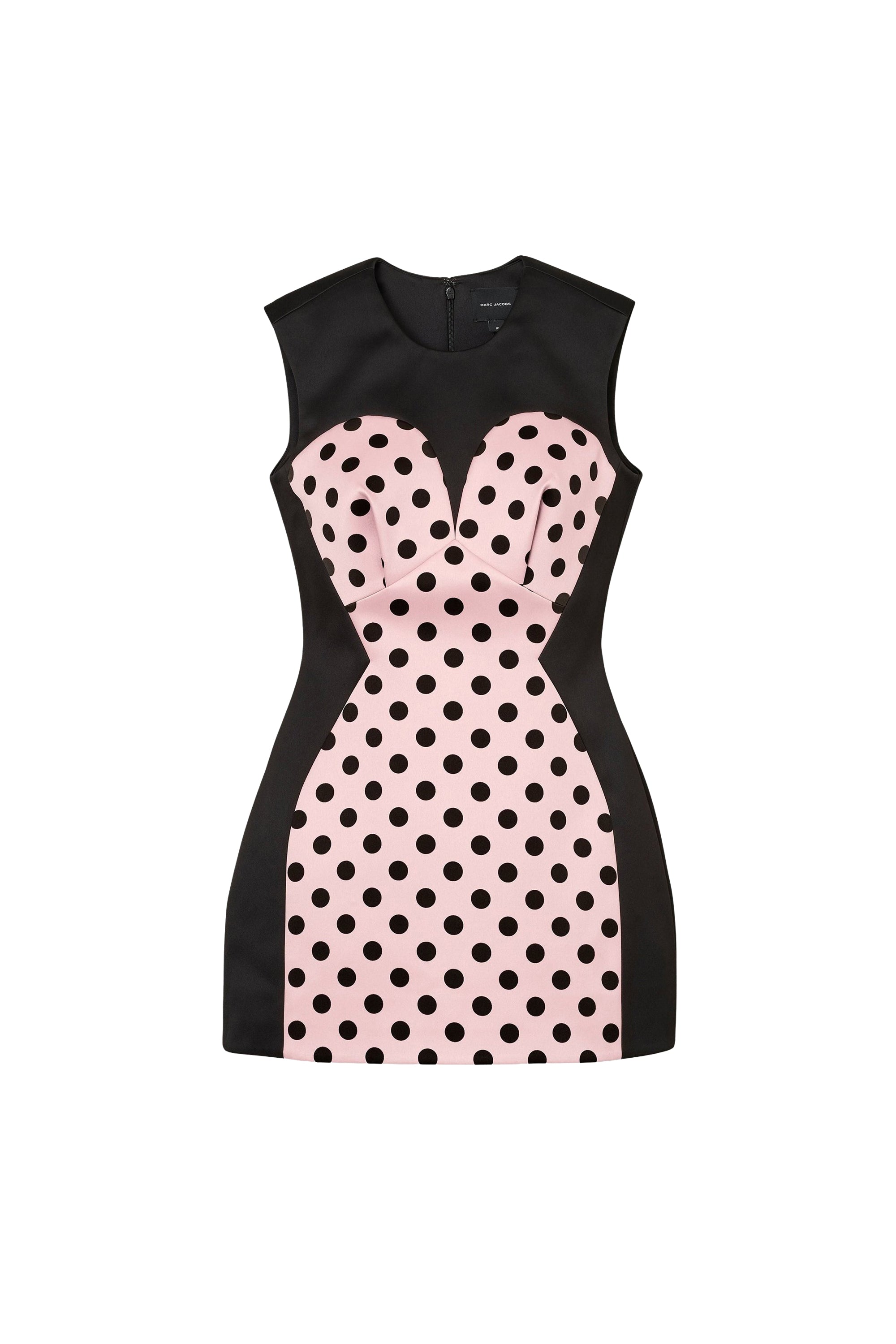 Robe courte en satin - Peach