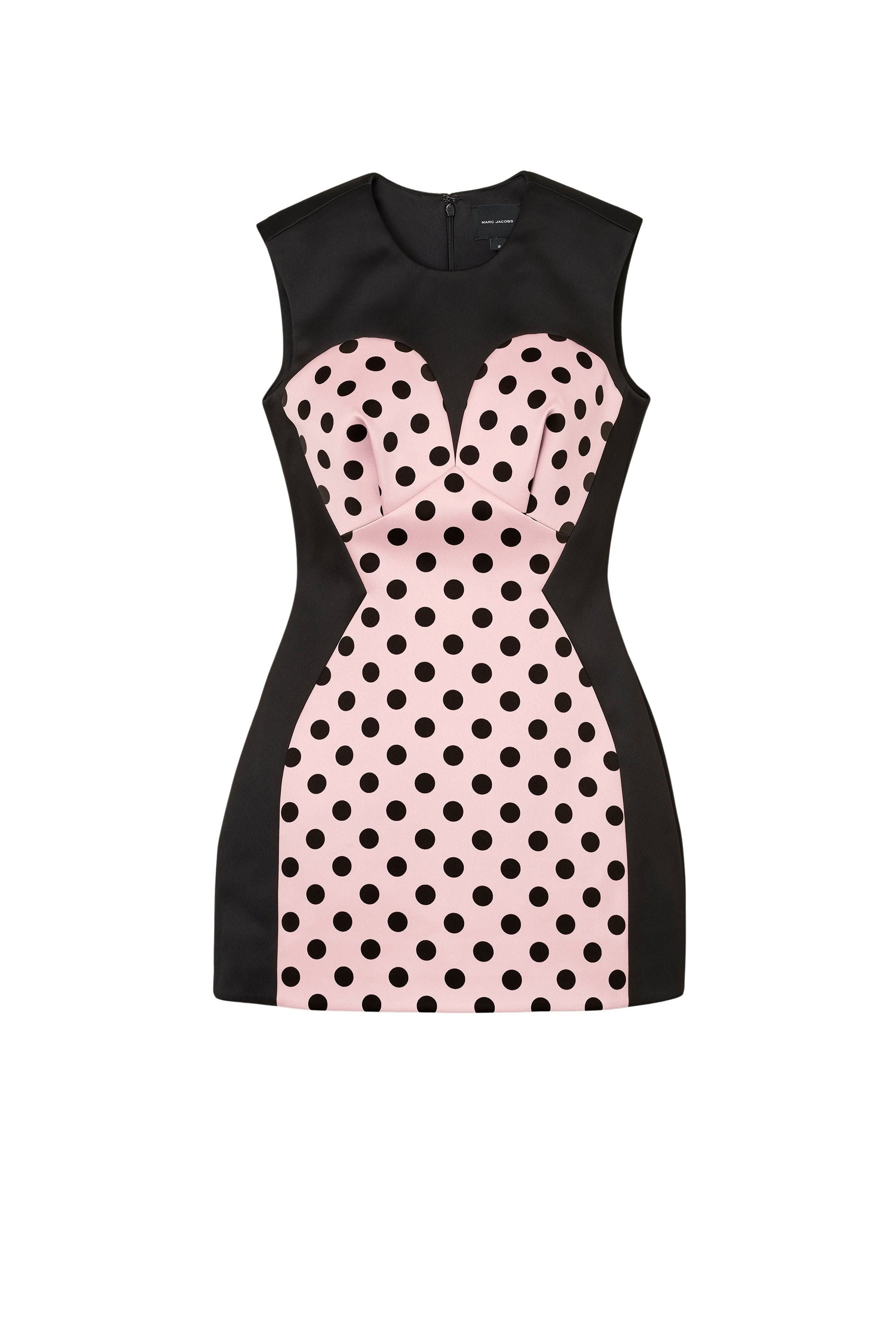 Robe courte en satin - Peach