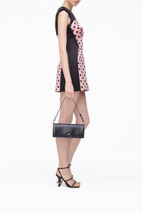 Robe courte en satin - Peach