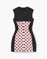 Robe courte en satin - Peach