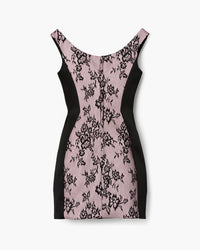 Robe courte en satin - Black Multi