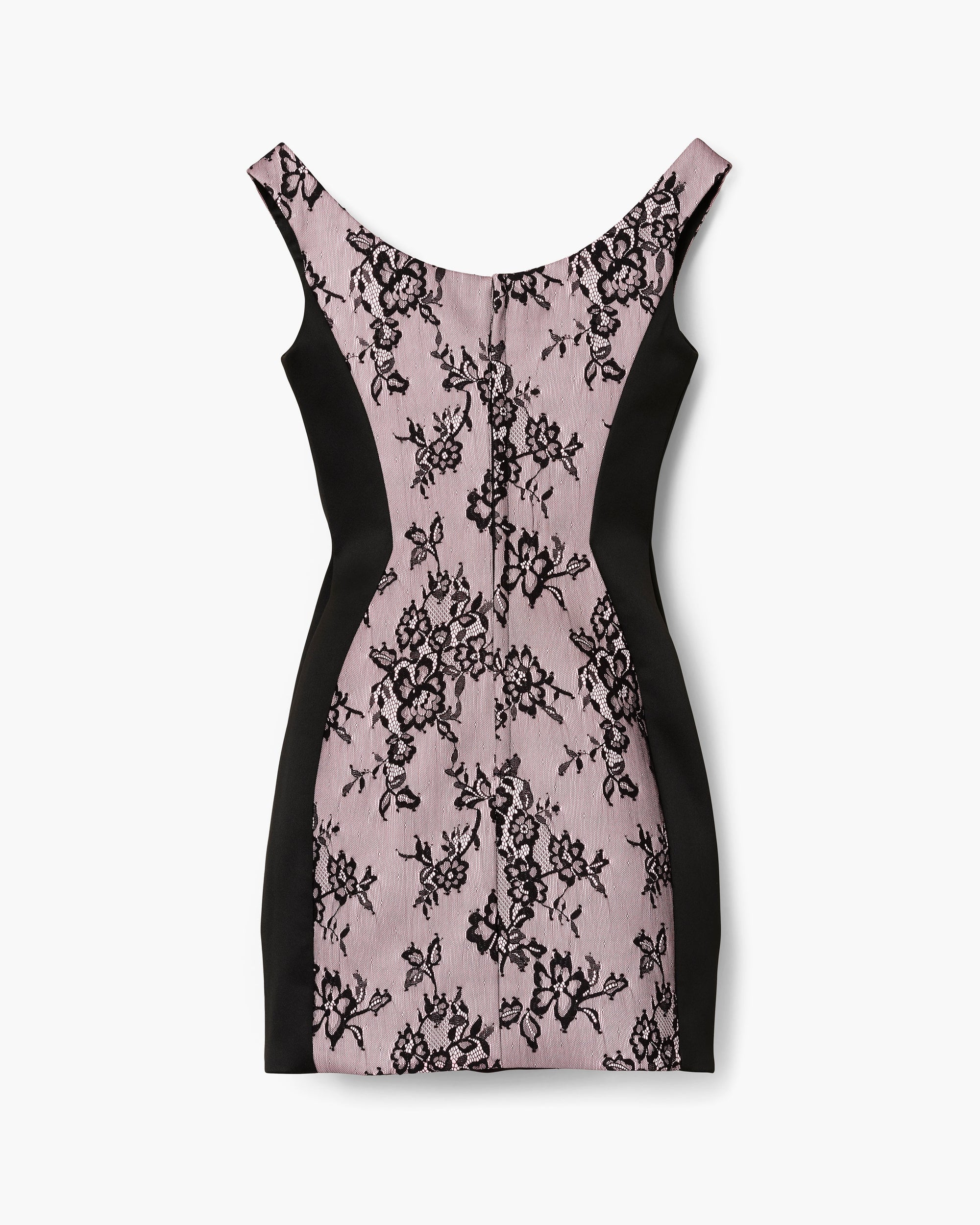 Robe courte en satin - Black Multi