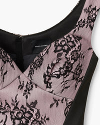 Robe courte en satin - Black Multi