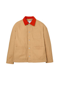 Veste à col coloré - Camel