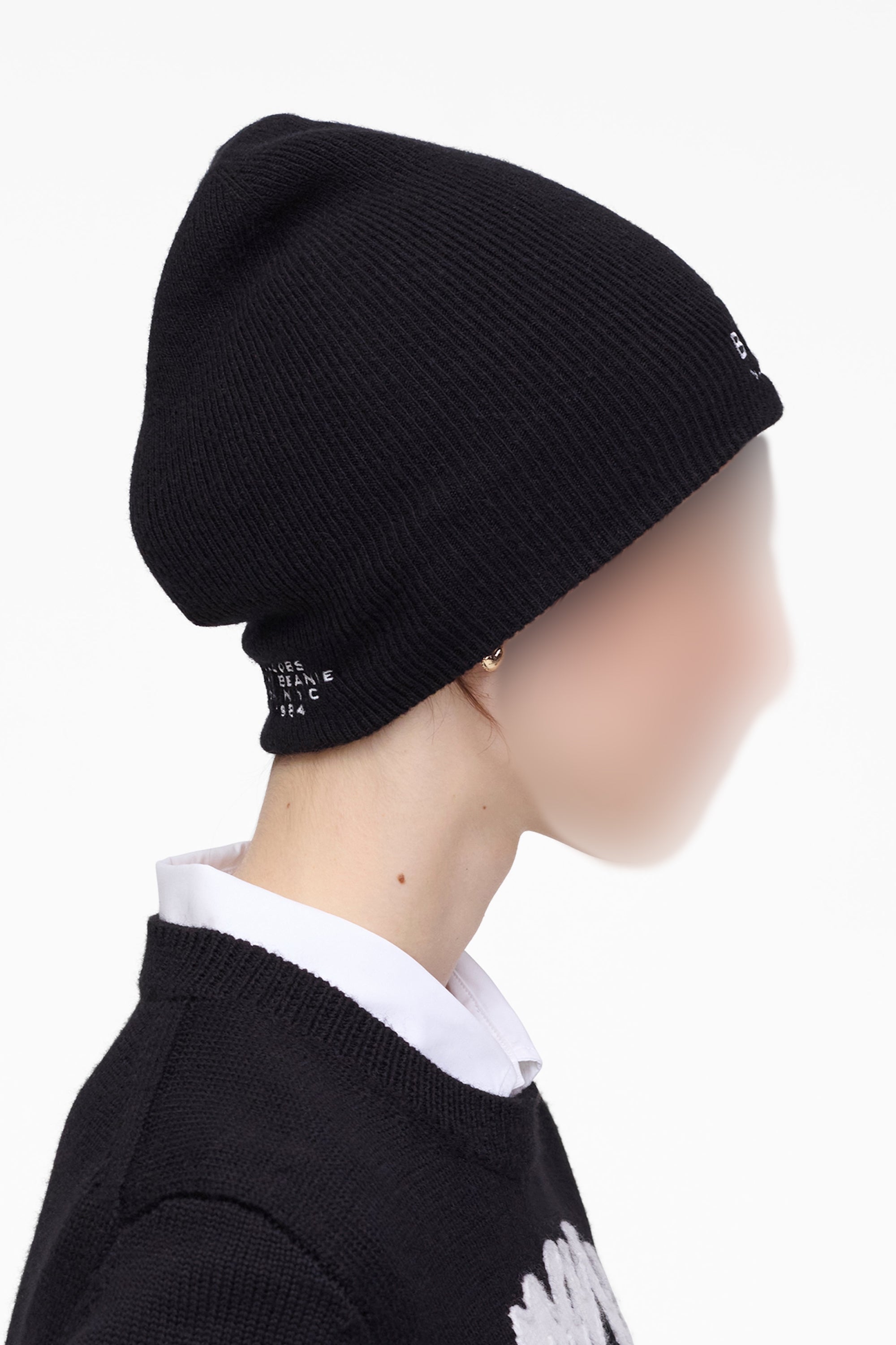 Bonnet en laine - Black