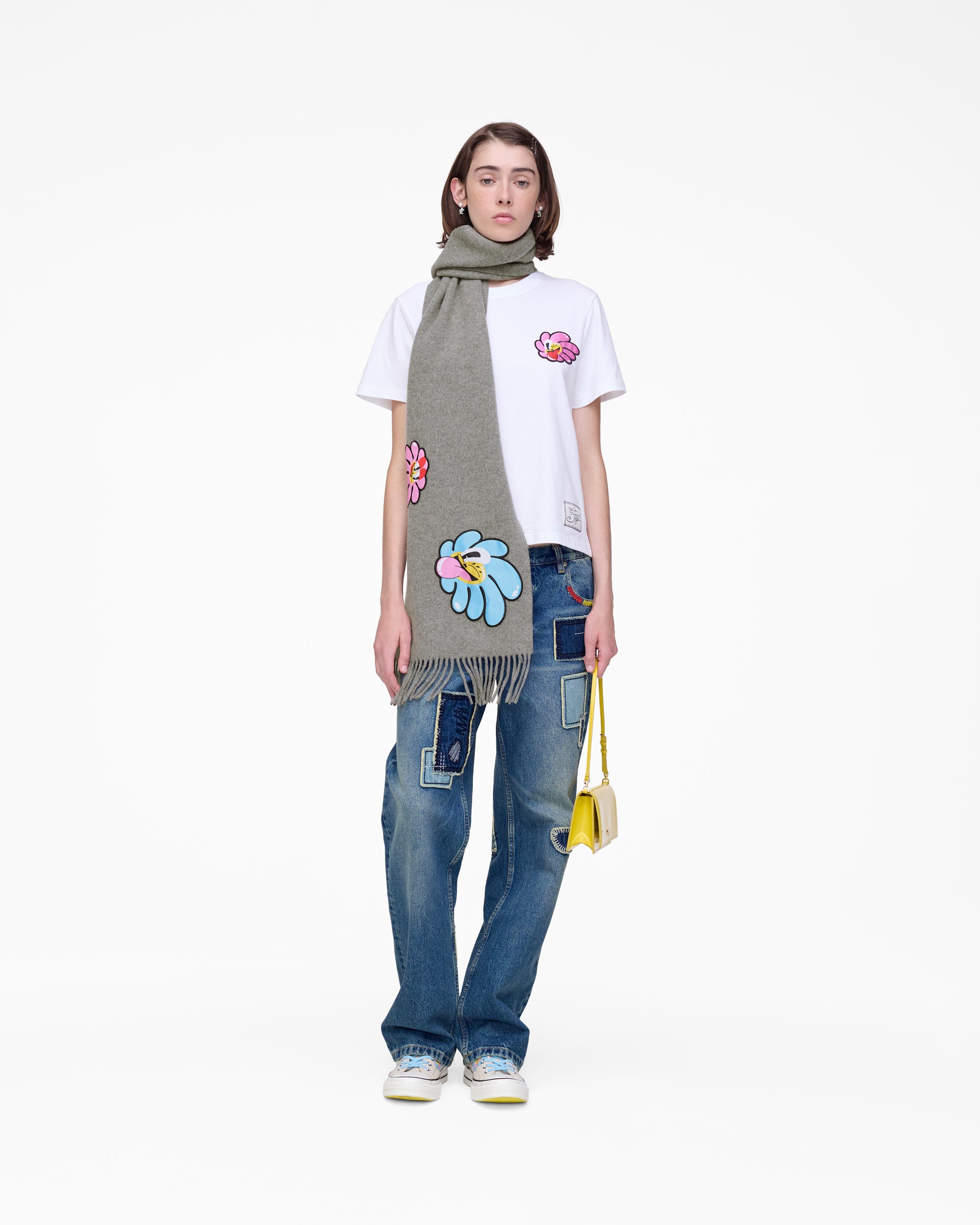 DAISY WOOL SCARF