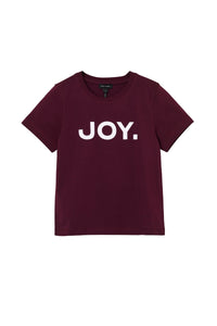 T-shirt à manches courtes Joy - Dark Plum