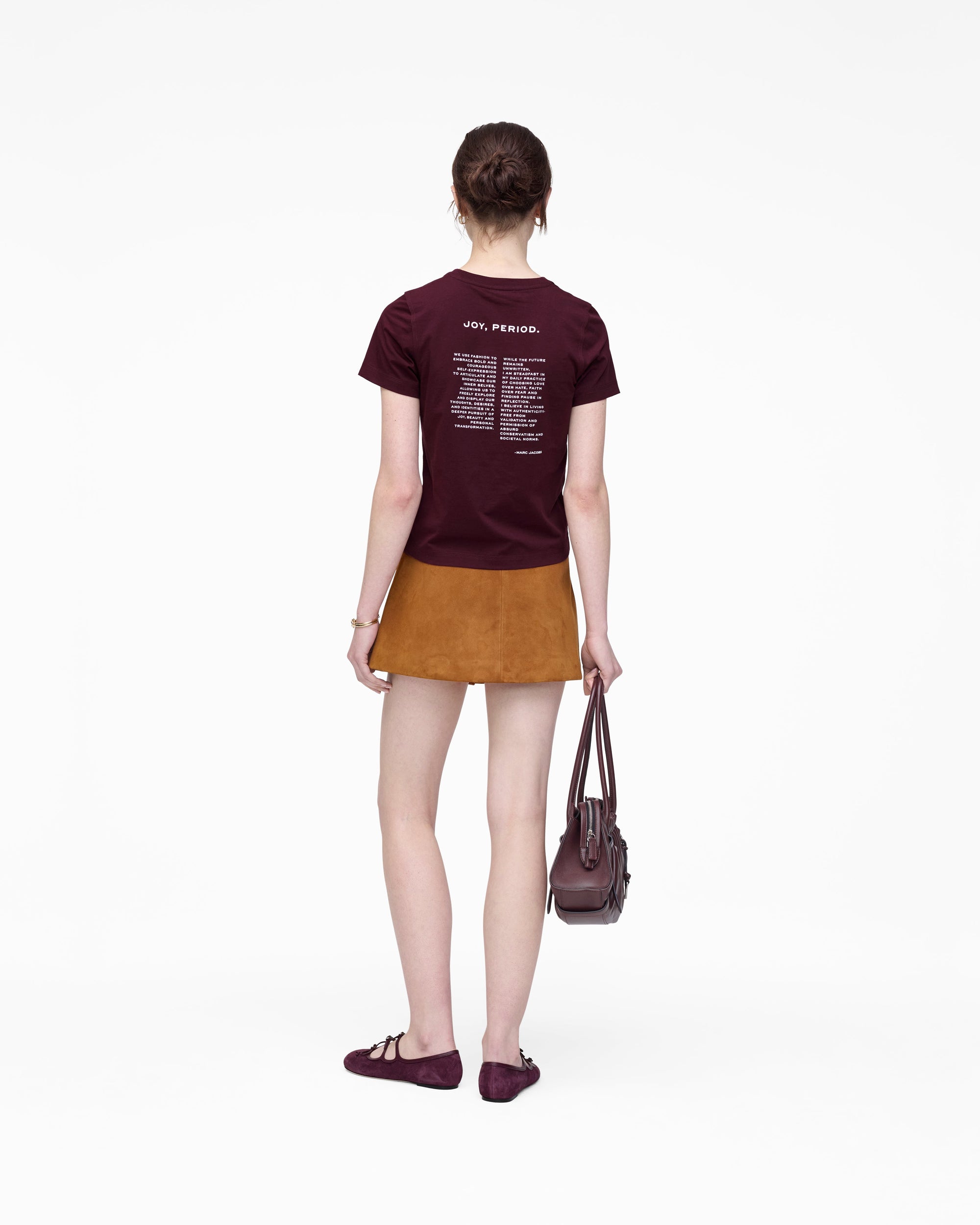 T-shirt à manches courtes Joy - Dark Plum