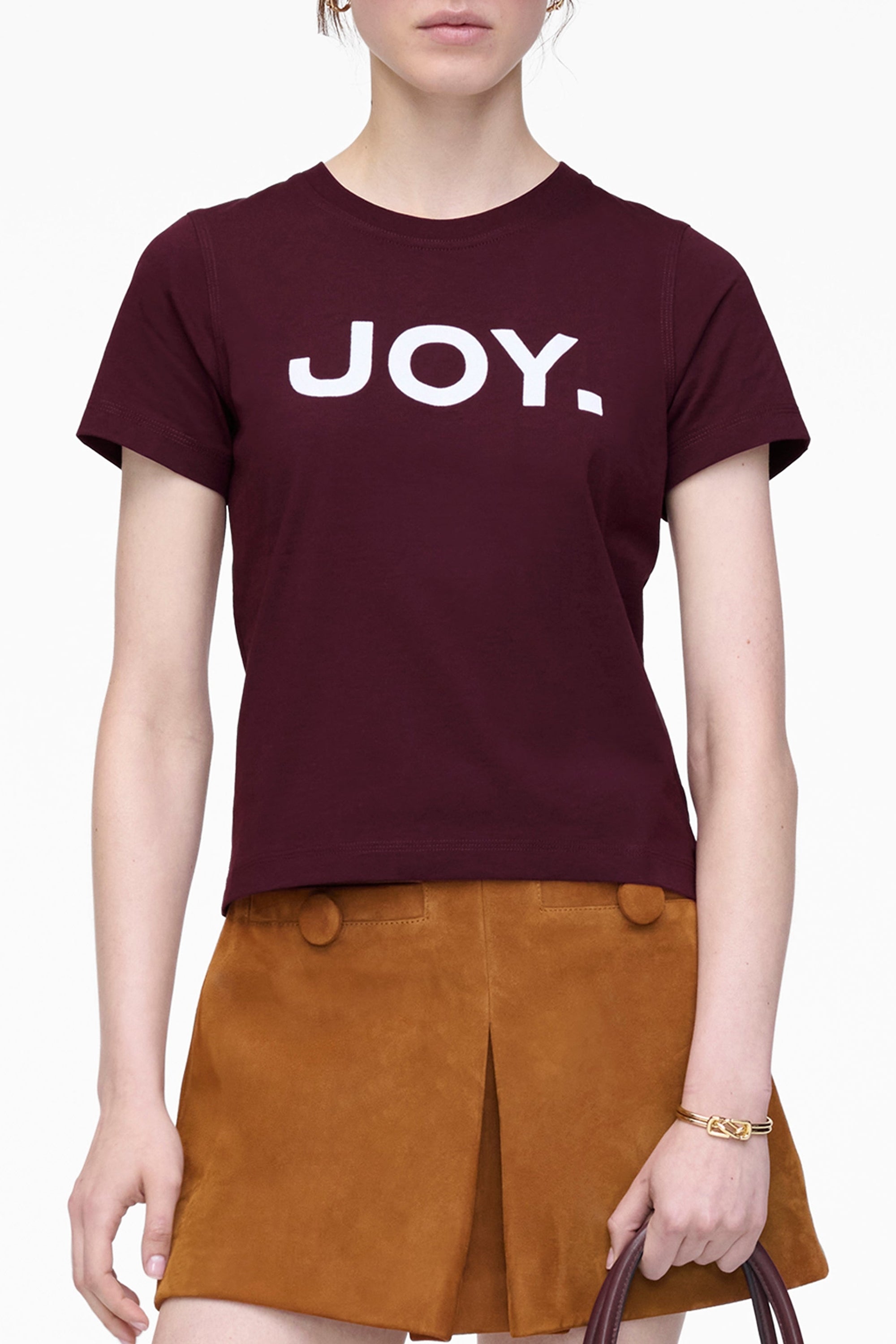 T-shirt à manches courtes Joy - Dark Plum