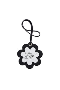 Charm Marguerite en cuir - Blue