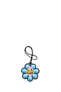 Charm Marguerite en cuir - Blue