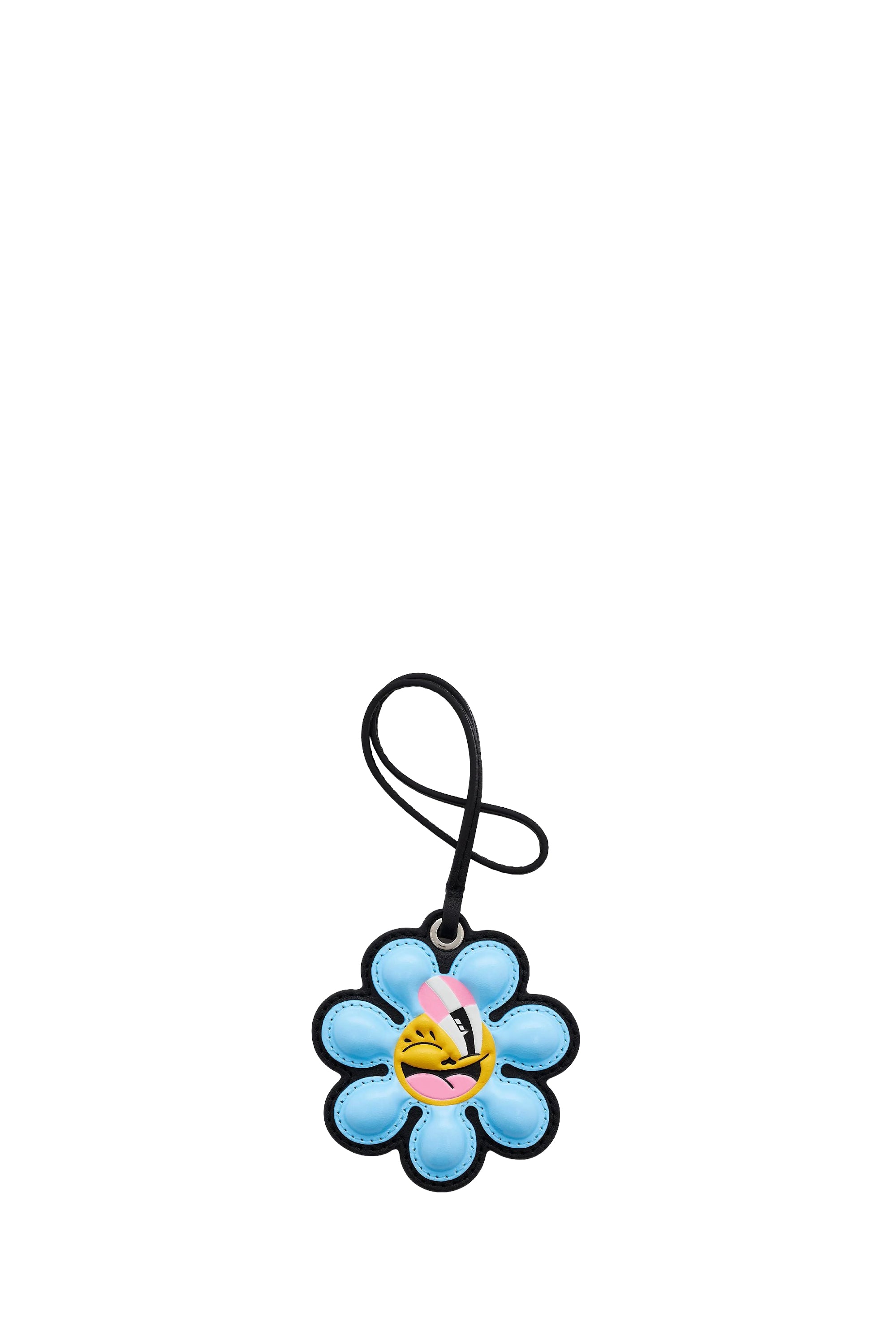 Charm Marguerite en cuir - Blue