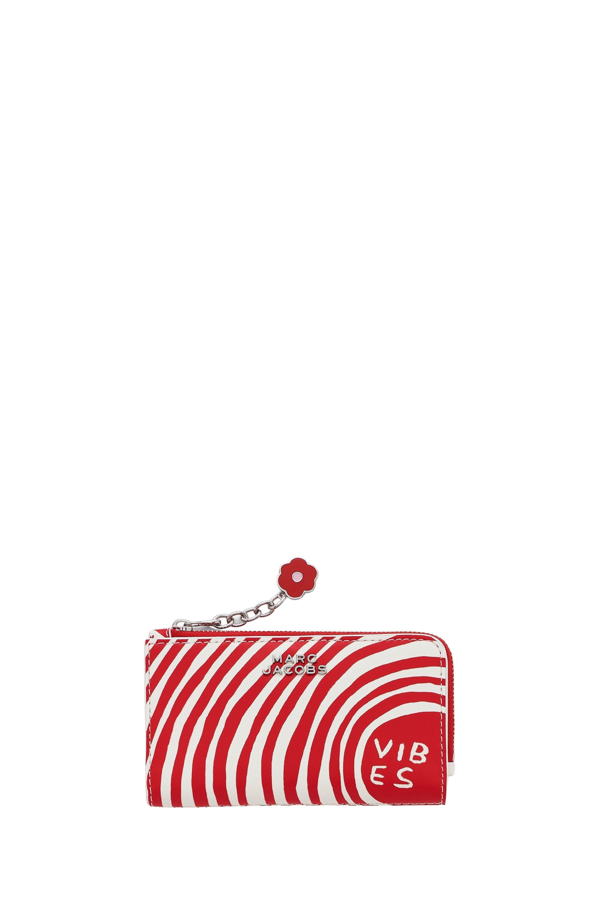 Portefeuille 8 fentes en cuir - Red