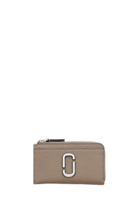 Portefeuille The Wallet en cuir - Cement