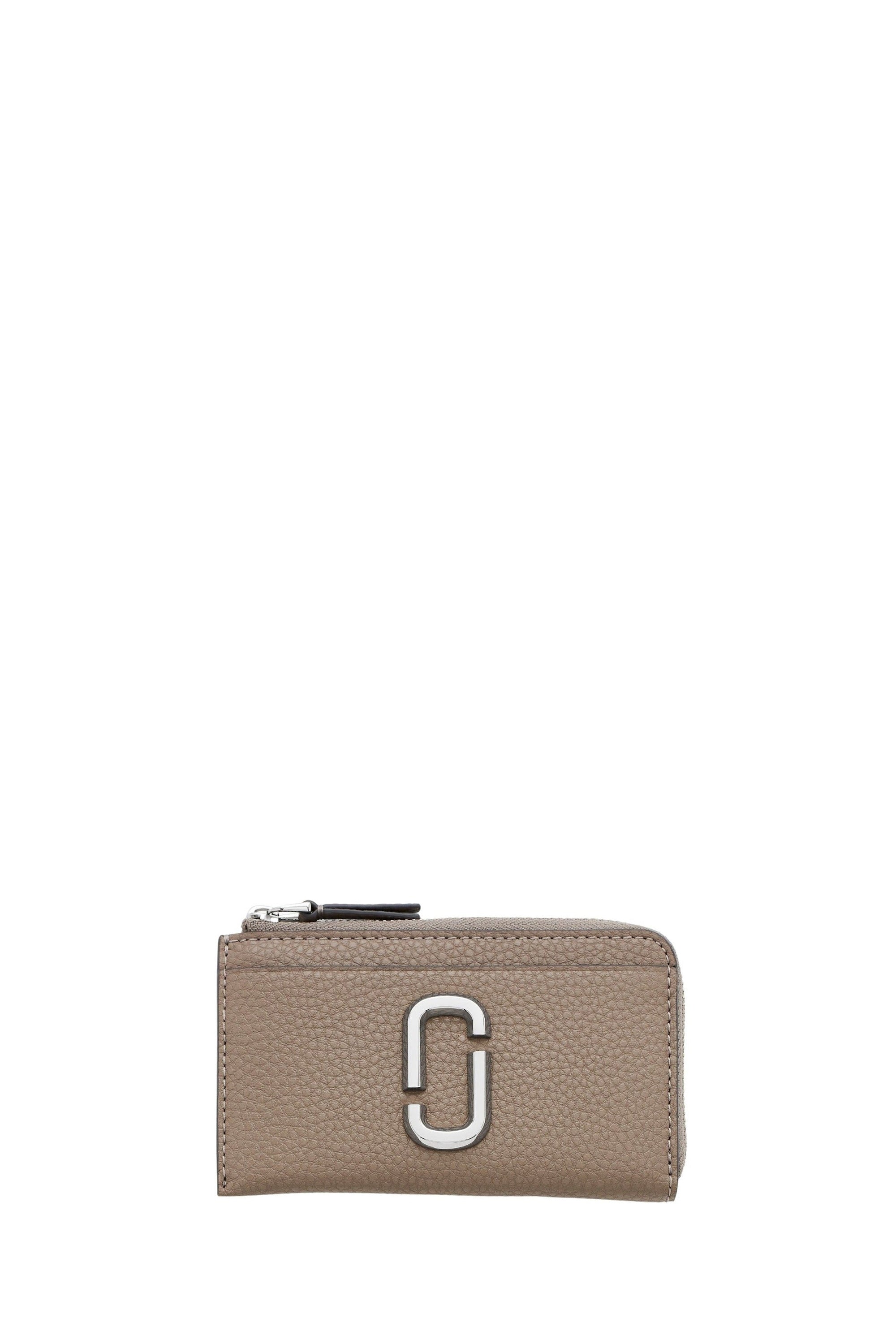 Portefeuille The Wallet en cuir - Cement