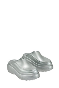 Sabots Melissa x MJ monogram - Silver