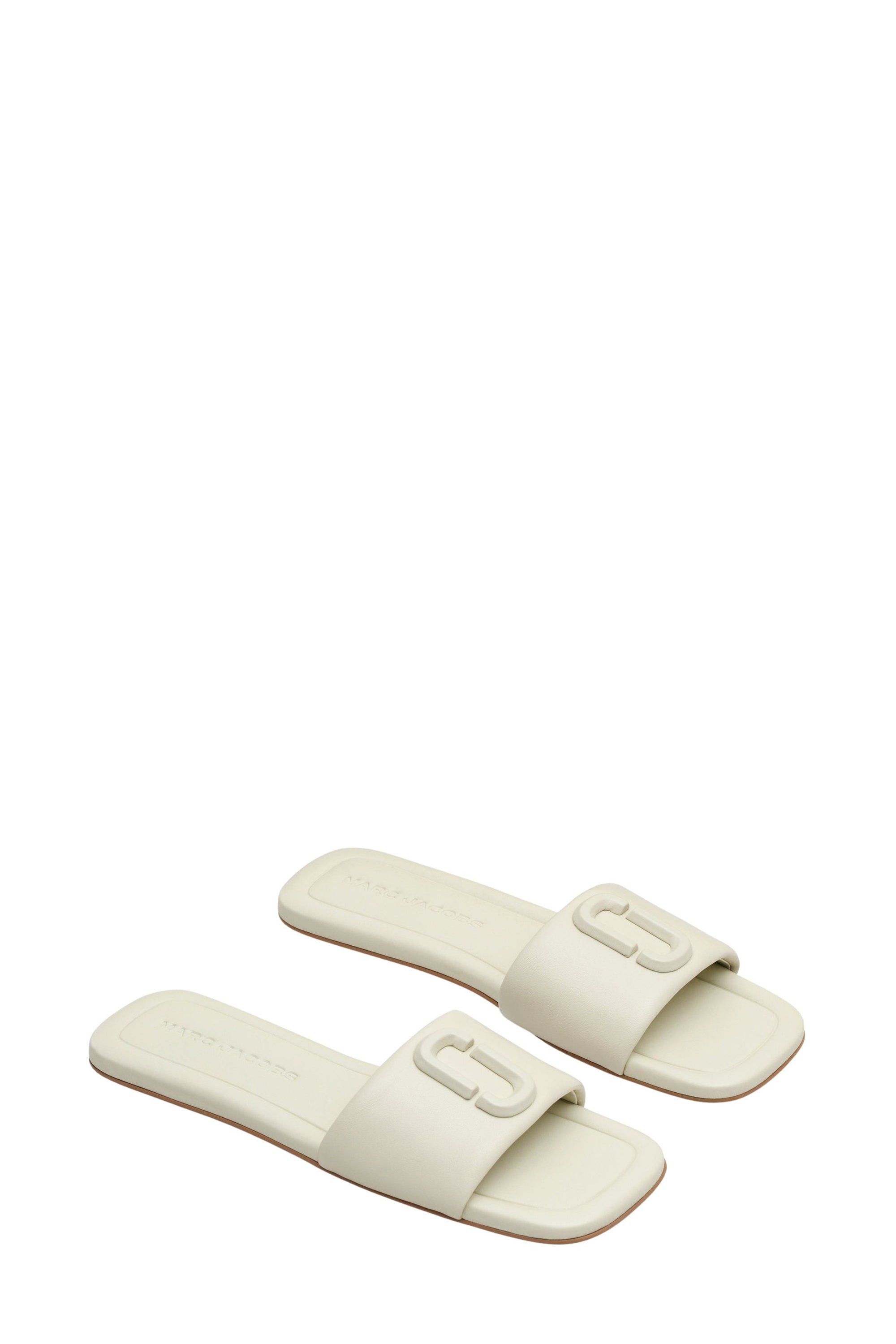 11 / DJV /75€ /5qty-5 /ST 100% /18 TROCA 88,5€   Mules The J Marc avec logo en cuir - Cloud White