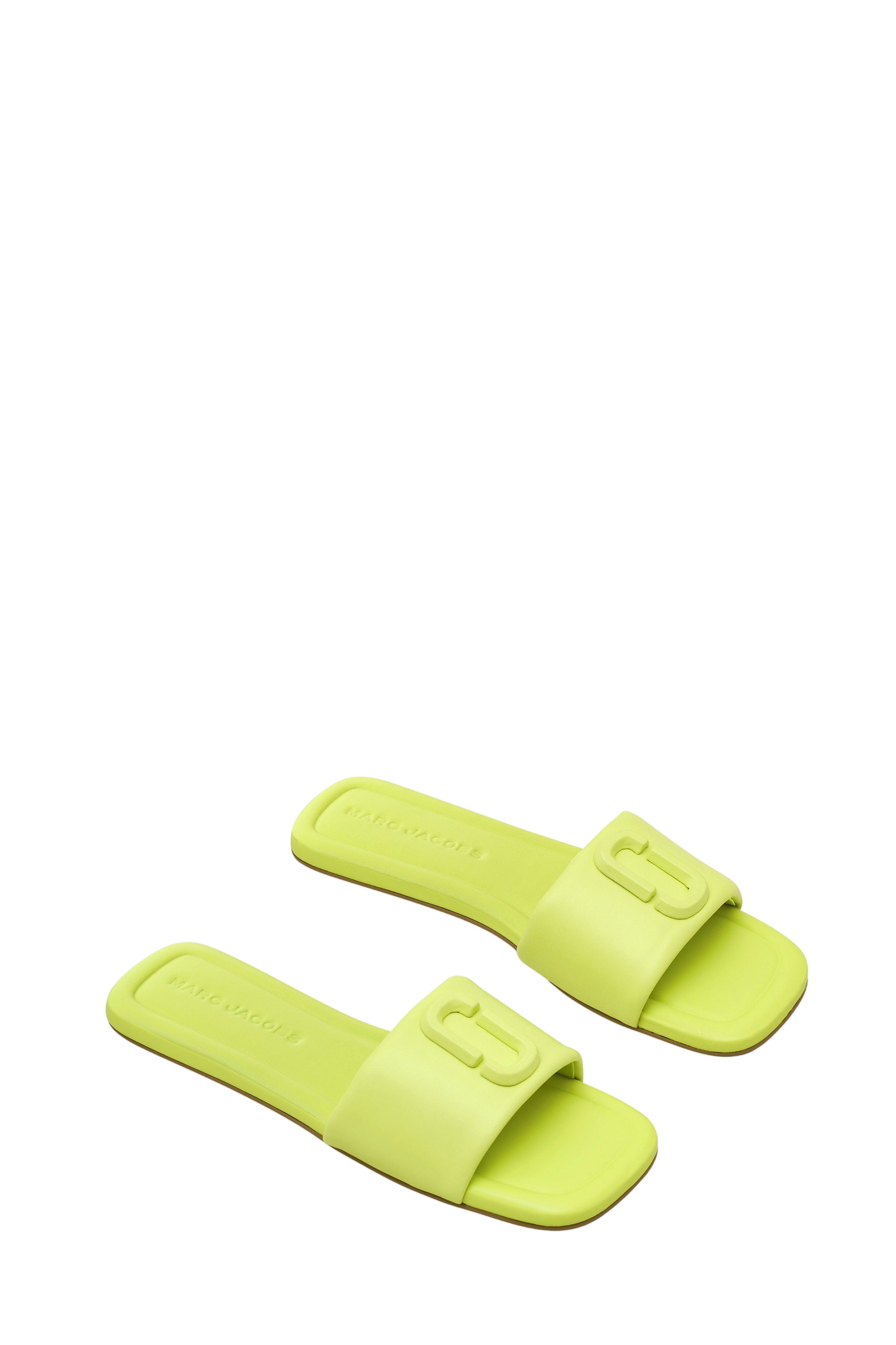 Mules plates The J Marc en cuir - Limoncello
