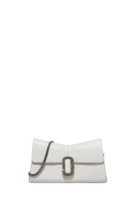 PAS INFO   Sac The Convertible Clutch en cuir - White