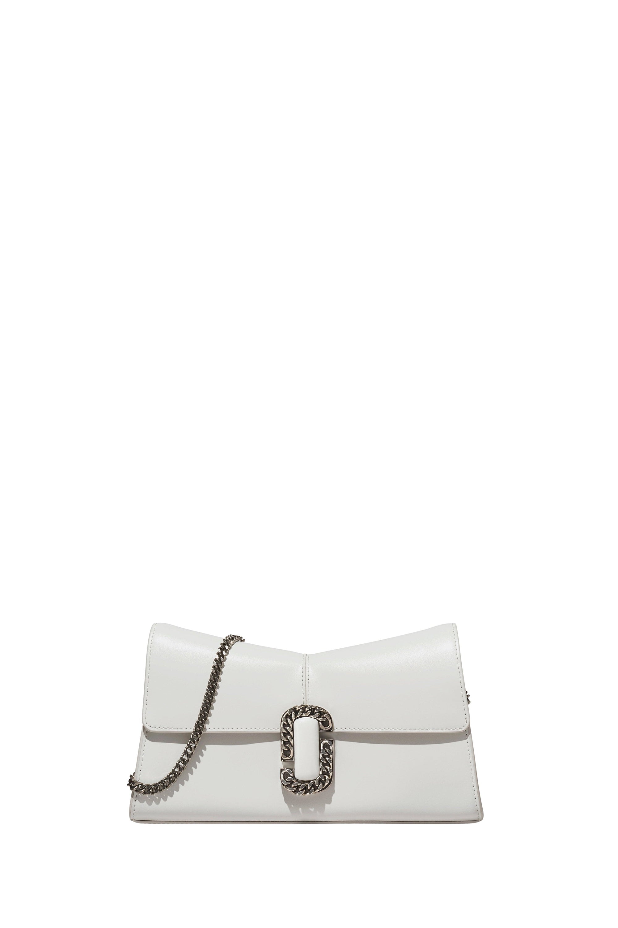 PAS INFO   Sac The Convertible Clutch en cuir - White