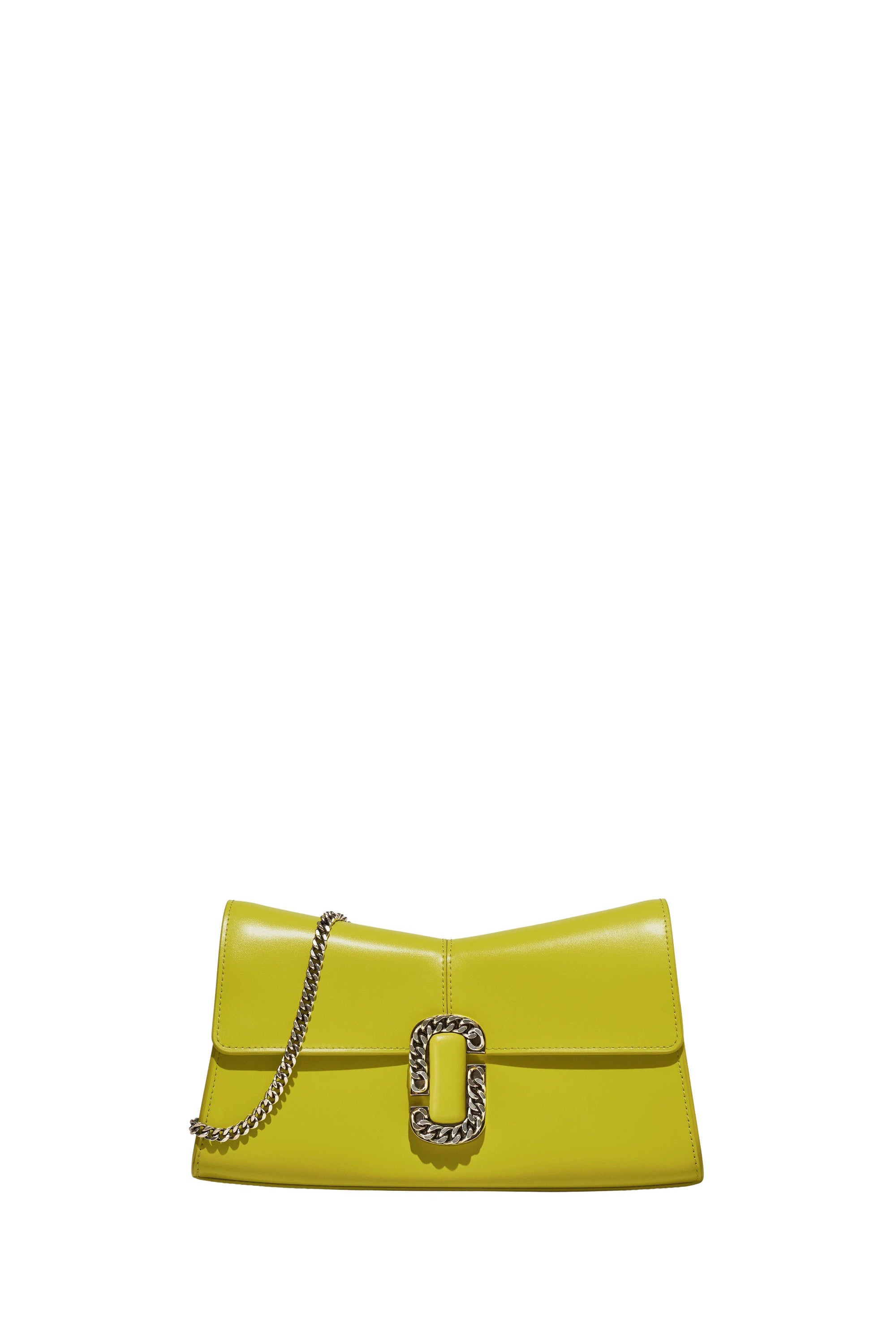 PAS INFO   Sac The Convertible Clutch en cuir - Acid Lime