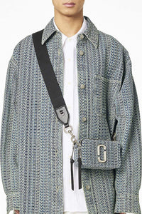 Sac à bandoulière Snapshot en denim - Dark Wash