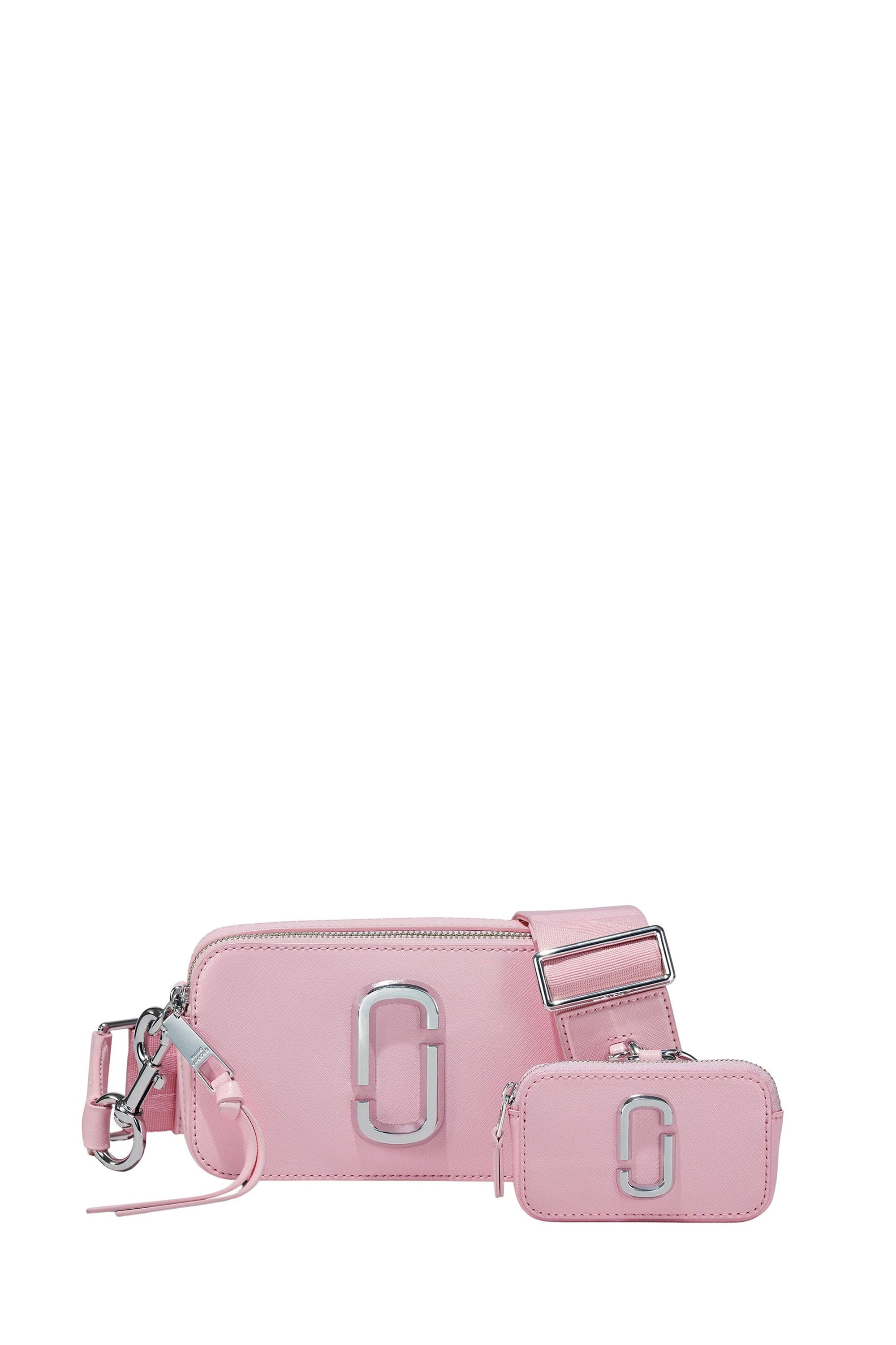 PAS INFO   Sac Snapshot en cuir - Bubblegum