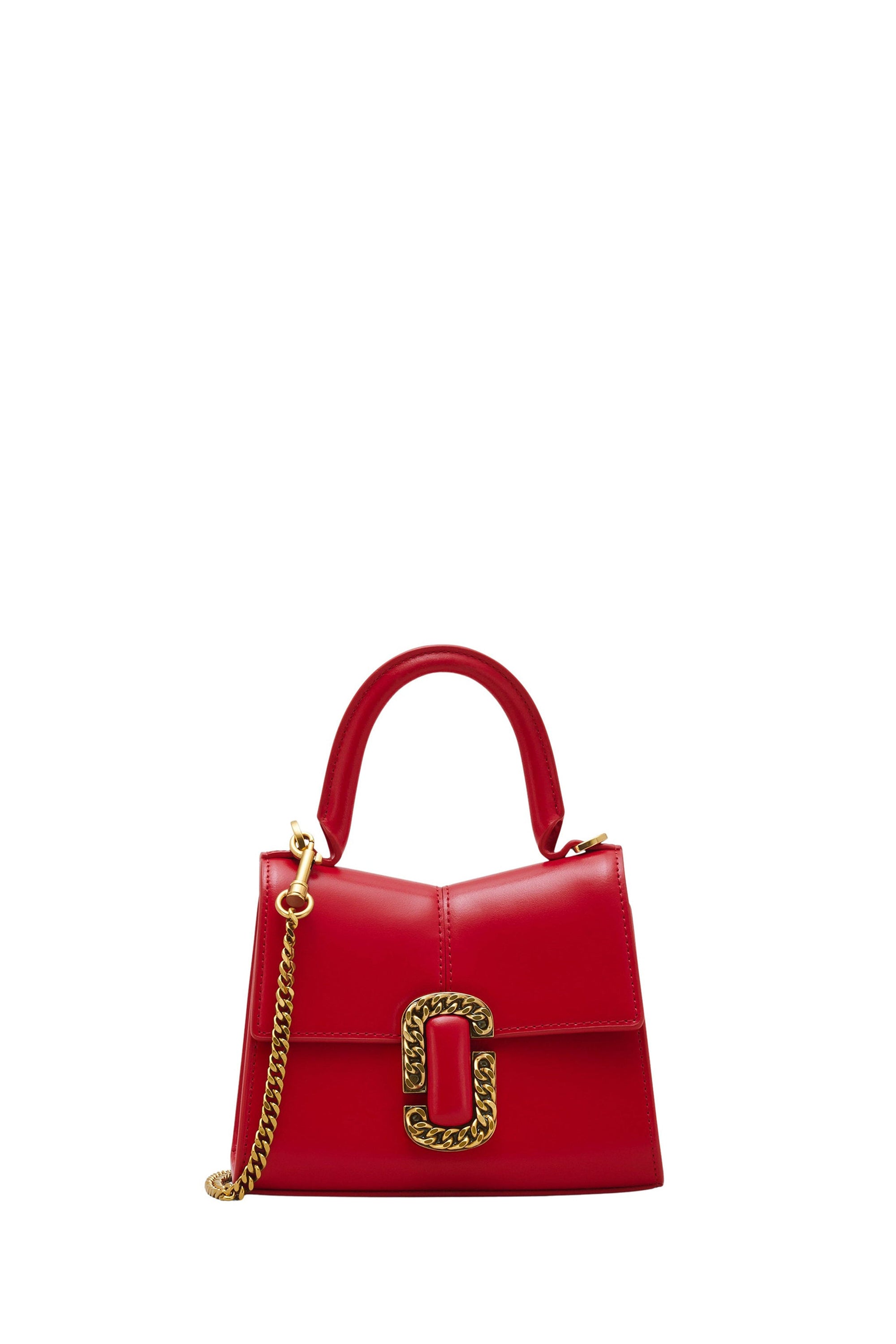 PETIT   Petit sac The Mini Top Handle en cuir - True Red
