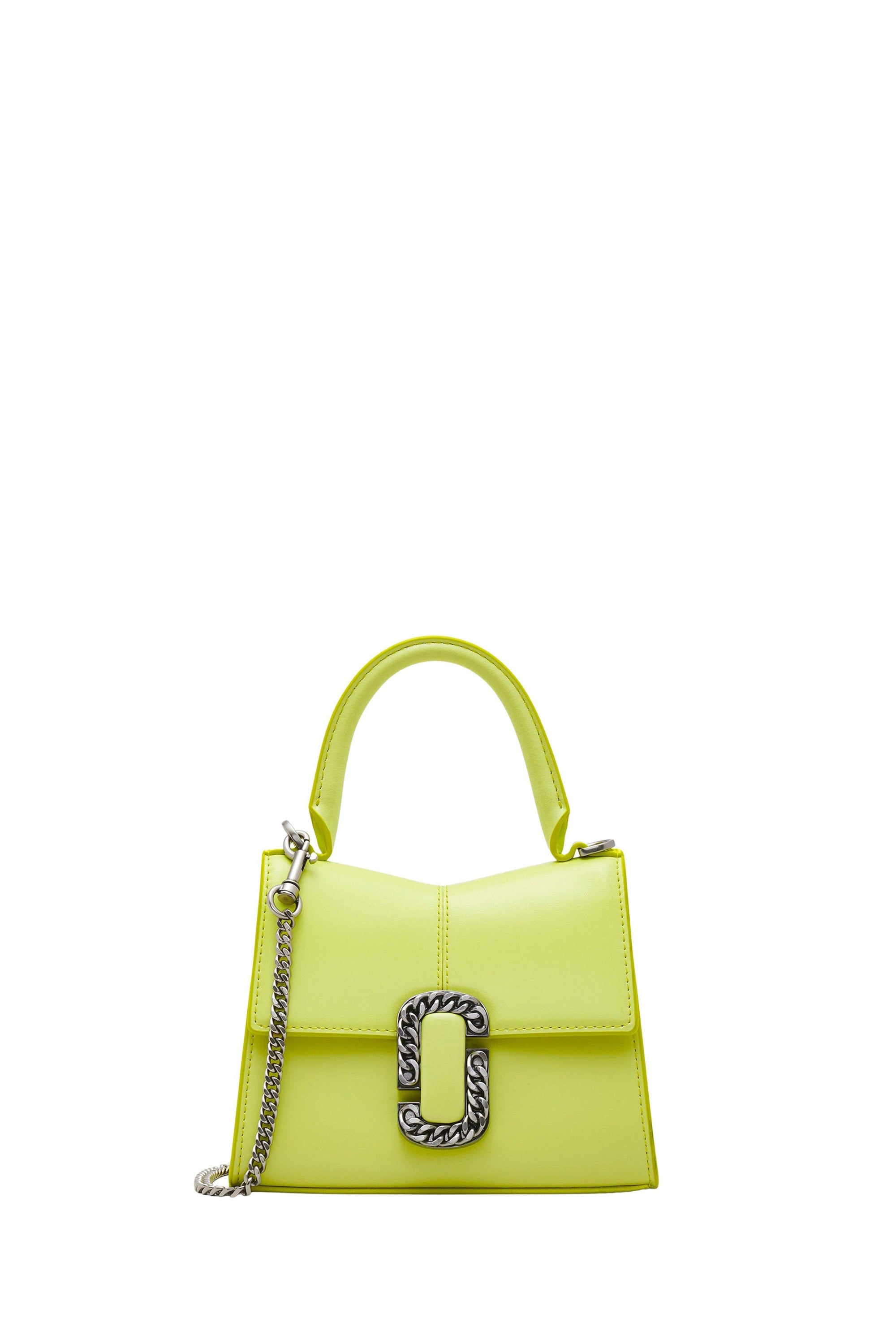PETIT   Petit sac The Mini Top Handle en cuir - Limoncello