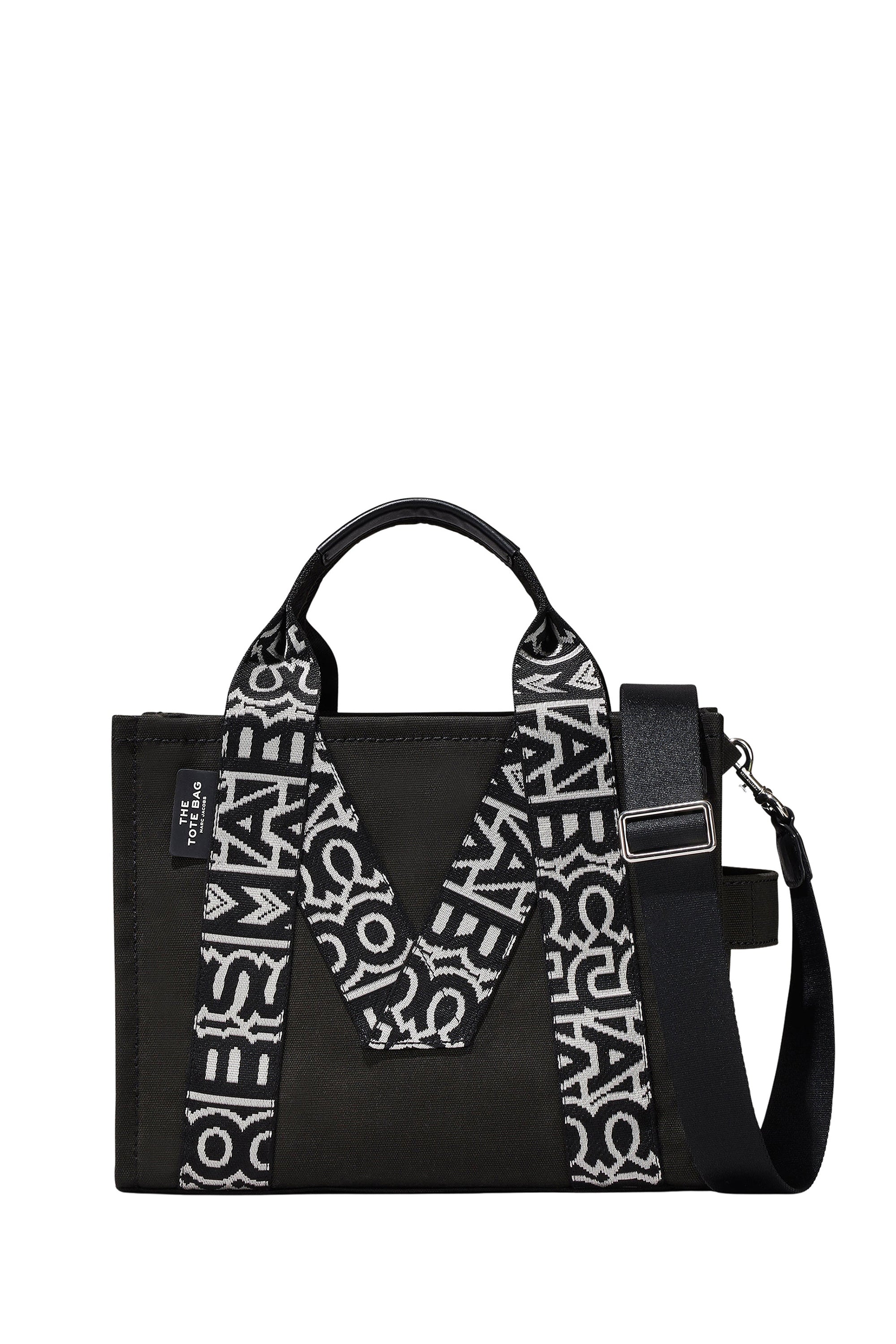 Sac à bandoulière The Tote Bag en tissu - Black & White