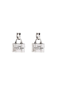 Boucles d’oreilles The Tote Bag en laiton - Light Antique Silver