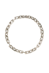 Collier The J Marc à maillons en laiton - Silver
