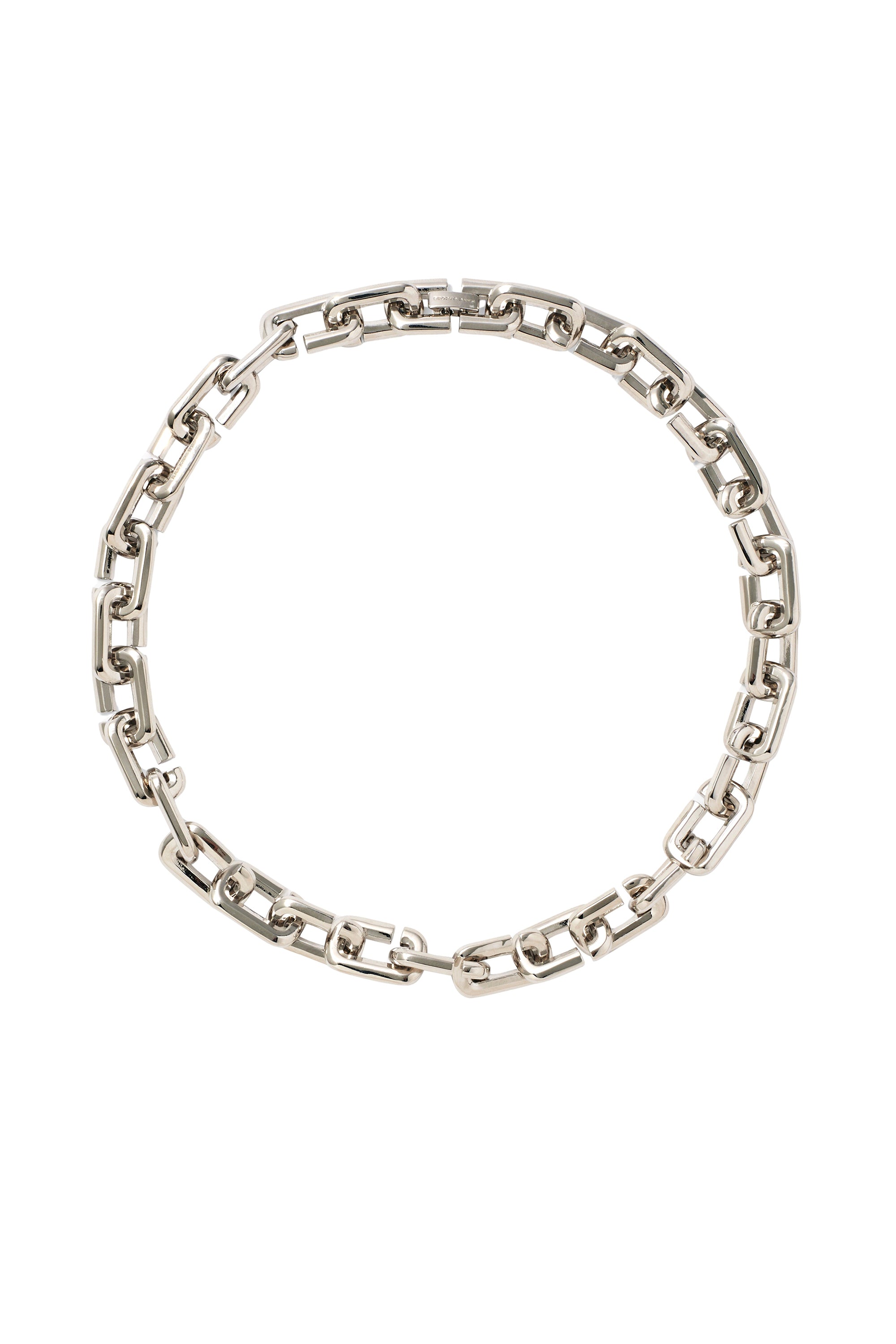 Collier The J Marc à maillons en laiton - Silver