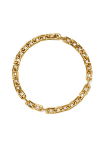 Collier The J Marc à maillons en laiton - Gold