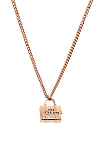 Collier The Tote Bag en laiton - Antique Rose Gold