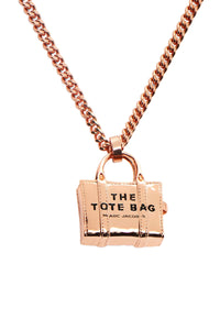 Collier The Tote Bag en laiton - Antique Rose Gold