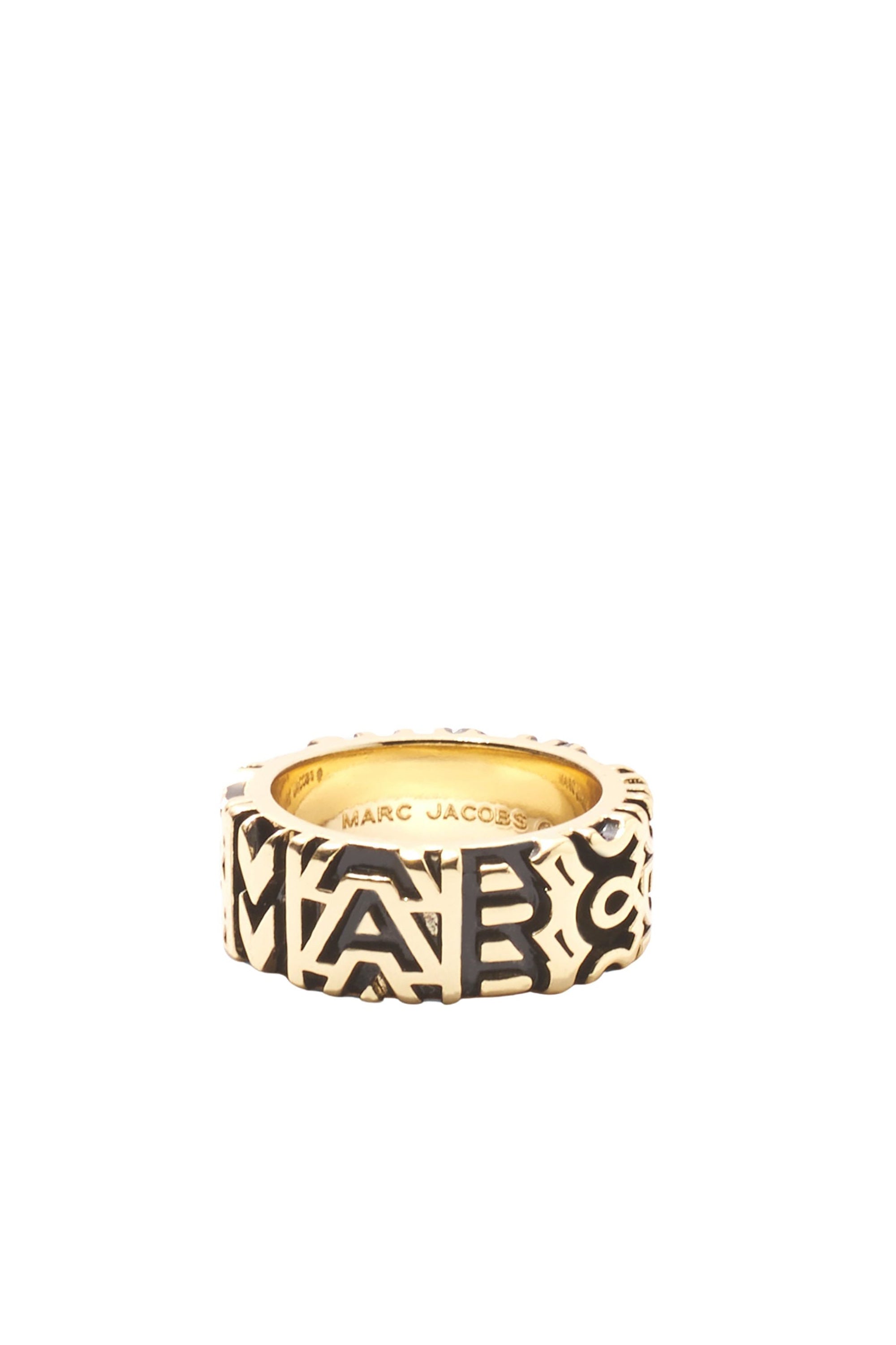 1 NEW / 2 TROCA /31,5€   Bague gravée monogramme en laiton - Aged Gold