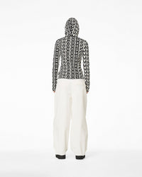 Pantalon parachute à ourlets élastiqués - Ivory