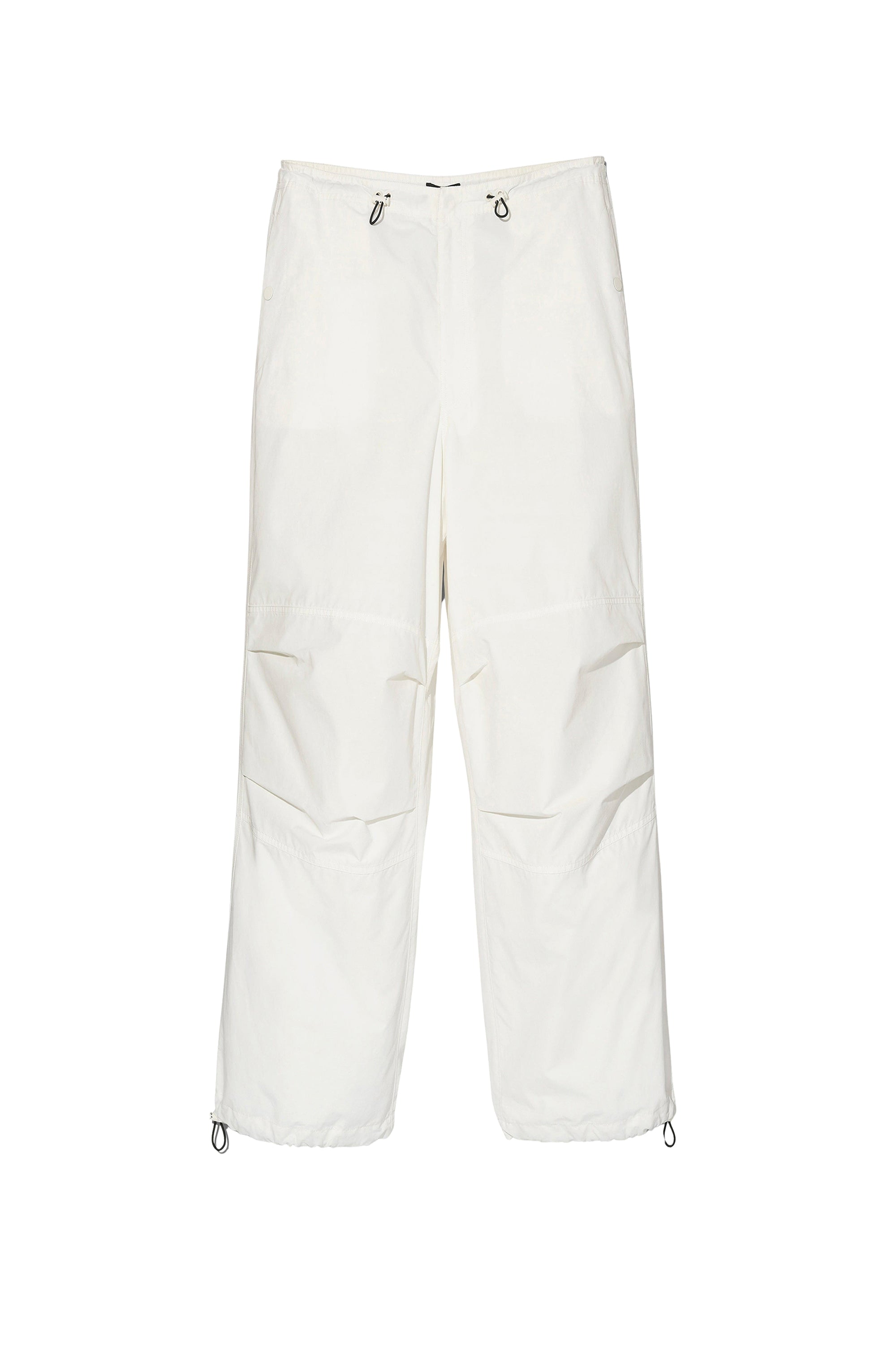Pantalon décontracté à ourlets élastiqués - Ivory