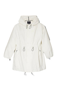 Parka à taille élastiquée - Ivory