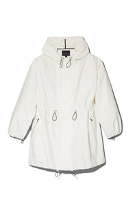 Parka à taille élastiquée - Ivory