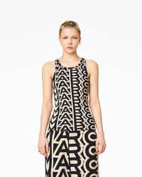 Débardeur Monogram imprimé - Black & Ivory