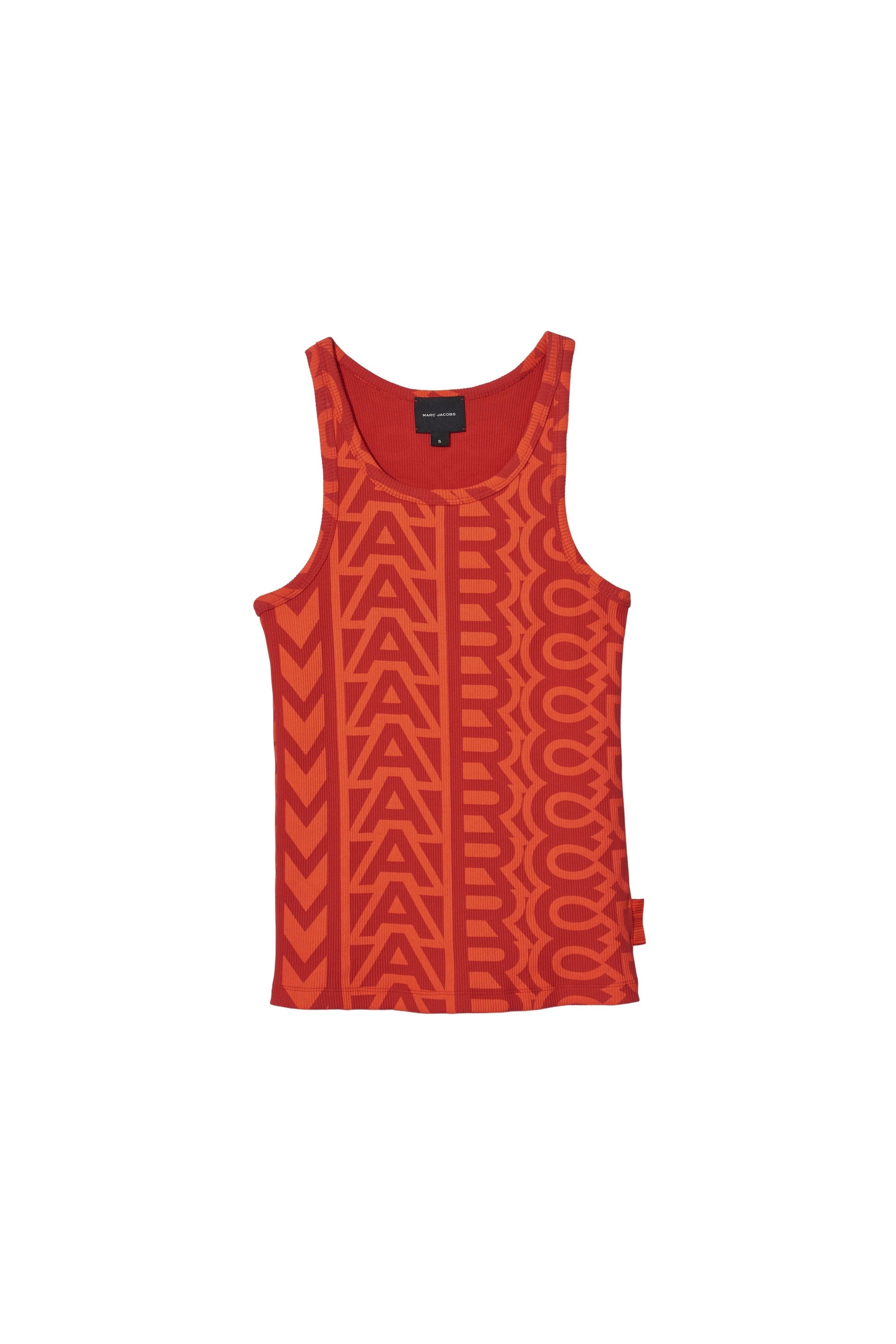 Débardeur à Côtes Monogram - Electric Orange & True Red