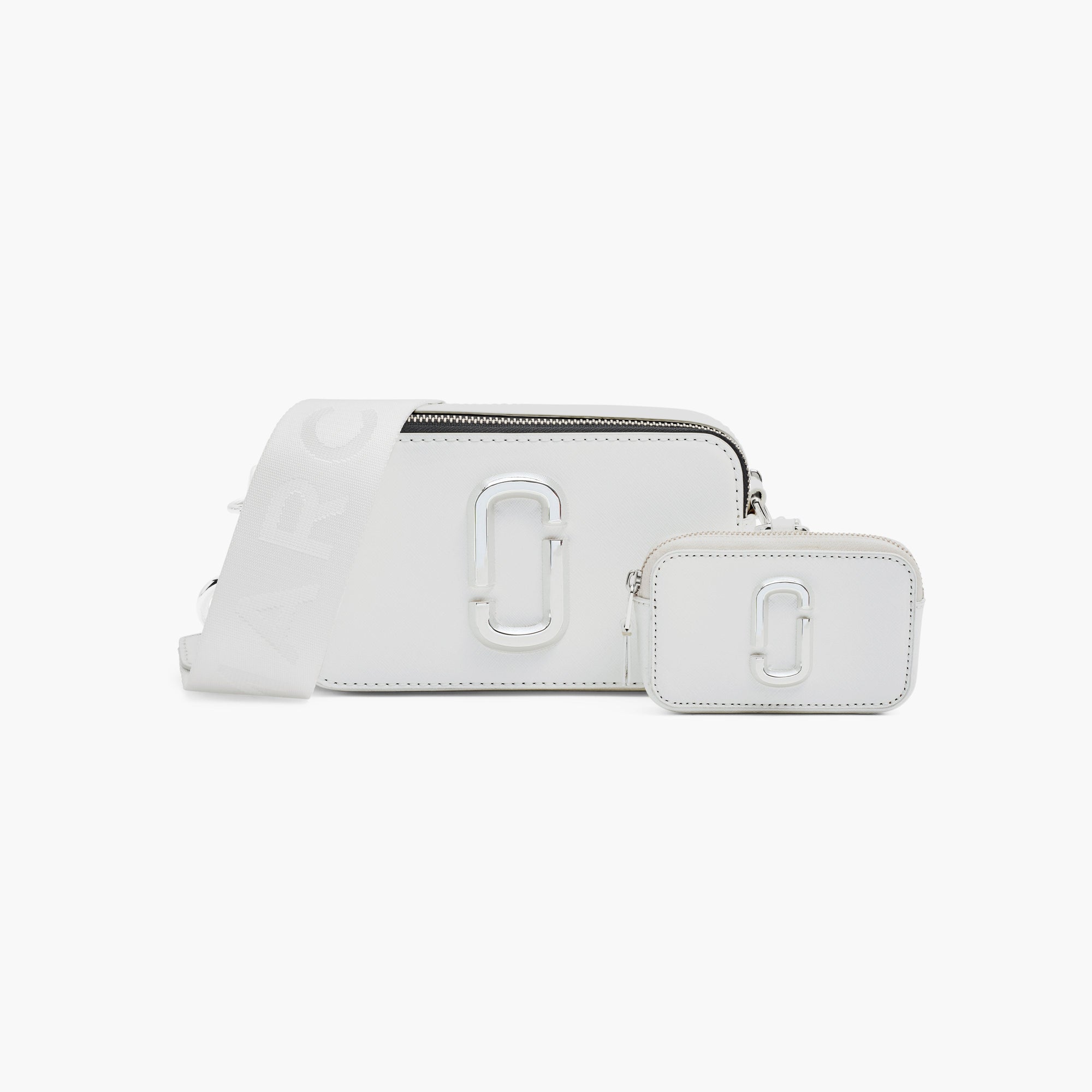 Charm The Snapshot en cuir - White