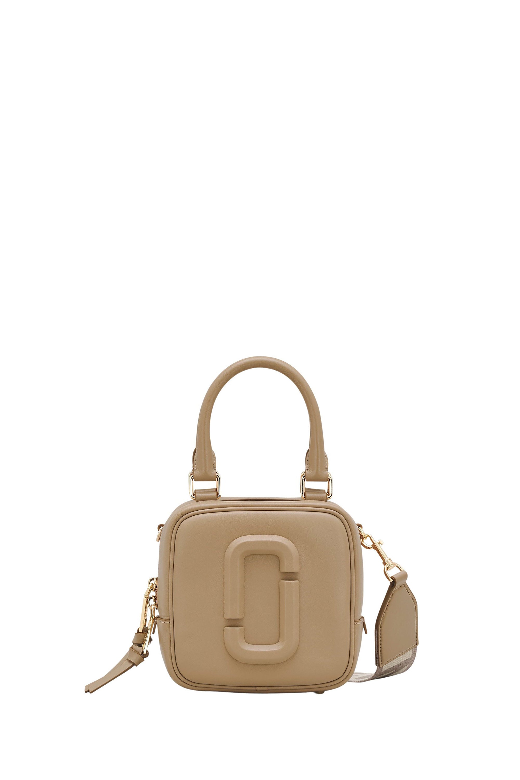 Sac The Cube en cuir - Camel
